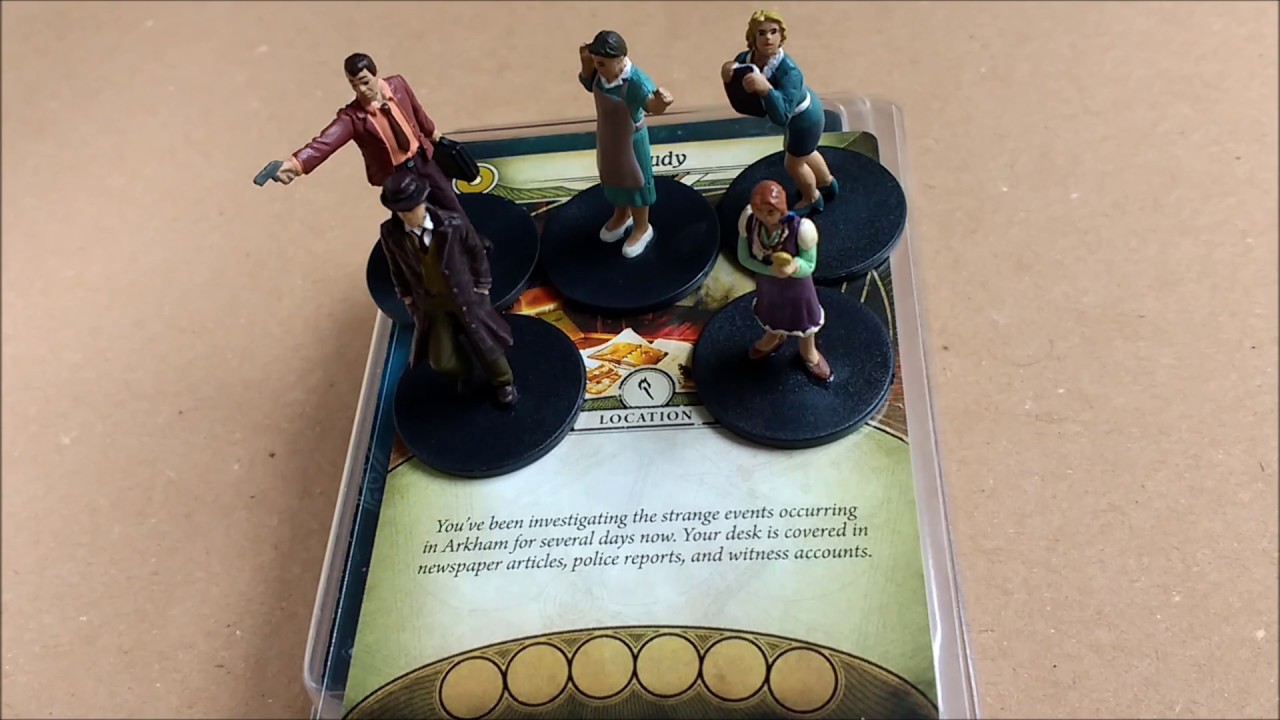 Arkham Horror Premium Figures Unboxing - Arkham Horror LCG Card Game Core Set